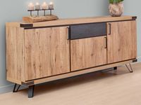 Dressoir NENO 3 deuren 1 lade scarlet oak