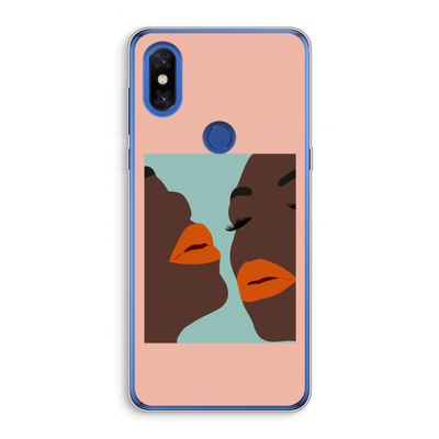 Orange lips: Xiaomi Mi Mix 3 Transparant Hoesje