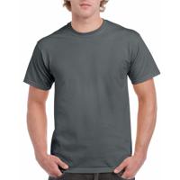 T-shirts antraciet voor heren - zware 200gr kwaliteit - Basic shirts - Katoen - Korte mouwen