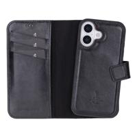 NorthLife iPhone 17 - Leren Afneembare 2-in-1 bookcase telefoonhoes - Zwart