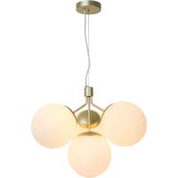 Nordlux 4-lichts hanglampIvona goud met wit glas - 2112153035