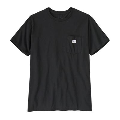 Patagonia Shop Sticker Pocket Responsibili-Tee T-shirt Black S