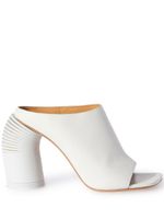 Off-White mules en cuir à talon haut - Blanc - thumbnail