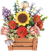 Robotime Houten Bloemenkist Bloemen Bouwpakket Knutselen Cadeau Hobby Modelbouw
