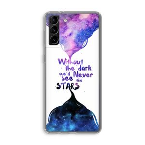 Stars quote: Samsung Galaxy S21 Plus Transparant Hoesje