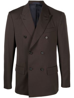 Caruso blazer à boutonnière croisée - Marron