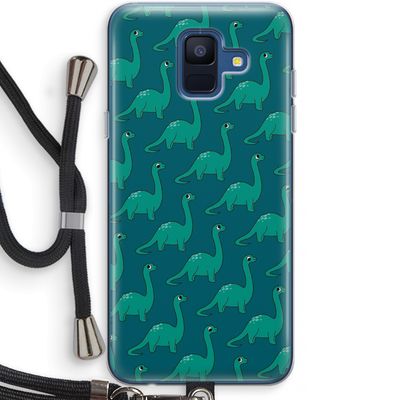 Diplodocus: Samsung Galaxy A6 (2018) Transparant Hoesje met koord