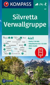 Wandelkaart 41 Silvretta - Verwallgruppe | Kompass