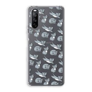 Poezen: Sony Xperia 10 III Transparant Hoesje