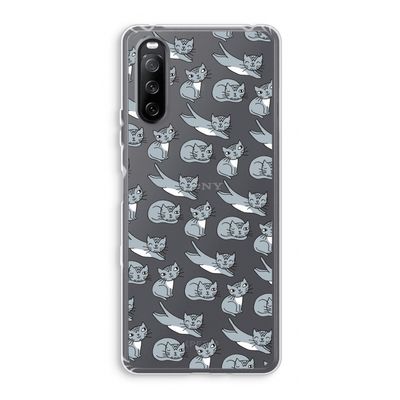 Poezen: Sony Xperia 10 III Transparant Hoesje