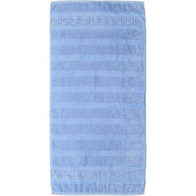 Cawö Cawö Noblesse Uni Handdoek 50x100 Lichtblauw