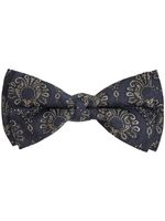 ETRO jacquard silk-blend bow tie - BLACK