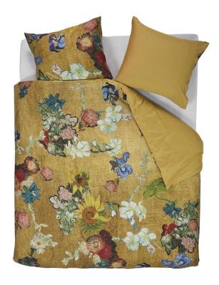 Beddinghouse x Van Gogh Museum Partout des Fleurs dekbedovertrek Gold Beddinghouse x Van Gogh Museum Partout des Fleurs dekbedovertrek Gold