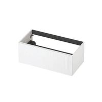 INK - Onderkast 1L Gelakt Gefreesd Tbv Greep - 900x450x350 Mm - Mat Wit