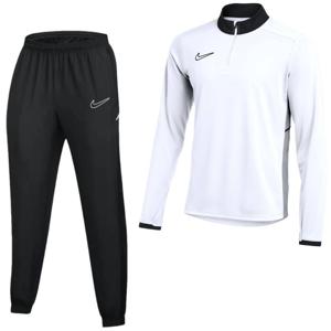 Nike Academy 25 Trainingspak 1/4-Zip Kids Wit Zwart Grijs