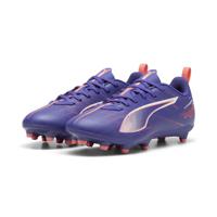 PUMA Ultra 5 Play Gras / Kunstgras Voetbalschoenen (MG) Kids Paars Wit - thumbnail