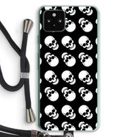 Musketon Skulls: Pixel 5a 5G Transparant Hoesje met koord