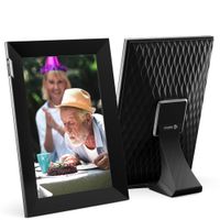 Nixplay Touch Screen Smart Photo Frame 10.1-inch Black Silver OUTLET MODEL - thumbnail