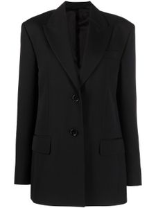 Acne Studios blazer droit à design uni - Noir