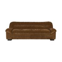 Dutchbone Douglas bank 3-zits velvet Cognac
