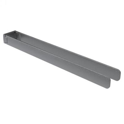 Dubbele handdoekhouder Haceka Aline | Wandmontage | 46 cm | Aluminium | Rechthoekig | Mat grijs
