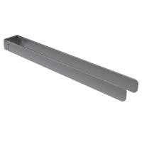 Dubbele handdoekhouder Haceka Aline | Wandmontage | 46 cm | Aluminium | Rechthoekig | Mat grijs
