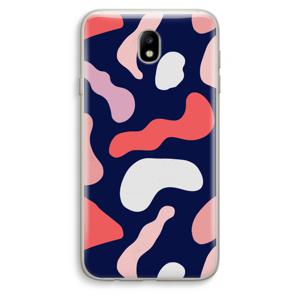 Memphis Shapes Pink: Samsung Galaxy J7 (2017) Transparant Hoesje