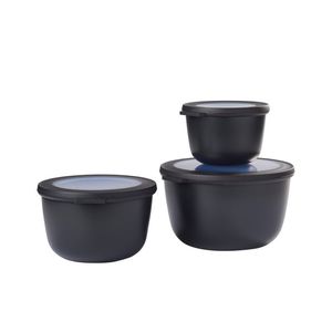 set cirqula rond 3-delig (500+1000+2000) - nordic black