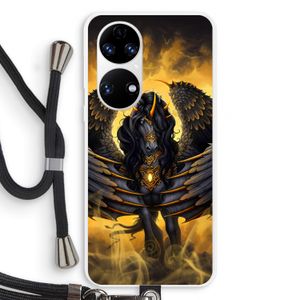 Pegasus: Huawei P50 Transparant Hoesje met koord