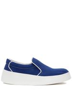 JW Anderson mocassins à bout rond - Bleu