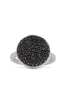 ALINKA bague Black Caviar en or blanc 18ct ornée de diamants - Argent