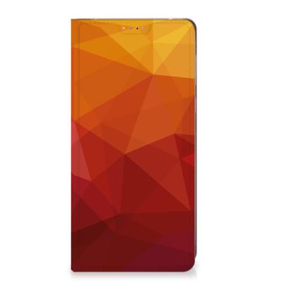 Stand Case voor Motorola Edge 40 Polygon Red Stand Case voor Motorola Edge 40 Polygon Red