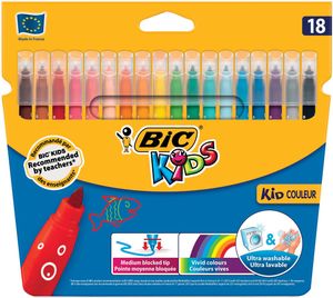 BIC 937508 viltstift Medium Verschillende kleuren