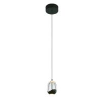 Highlight HanglampClear Egg zwart enkel Ø 13cm - H5455.20