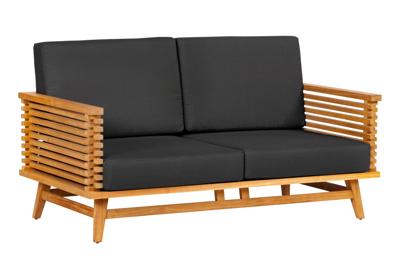 Riverside teak 2-zits bank incl. kussens