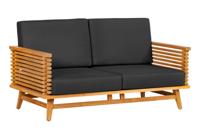 Riverside teak 2-zits bank incl. kussens