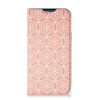 iPhone 14 Pro | Hoesje met Magneet | Pattern Orange