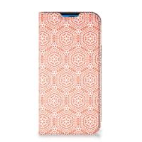 iPhone 14 Pro | Hoesje met Magneet | Pattern Orange