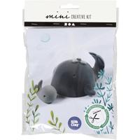 Creativ Company Creative mini kit, walvis met kalf, 1 doos