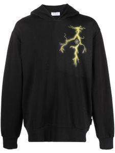 Philipp Plein hoodie à ornements - Noir