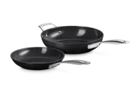 Le Creuset Pannenset Koekenpan en Sauteuse Essential Non-Stick Ceramic - ø 24 & 28 cm - keramische anti-aanbaklaag