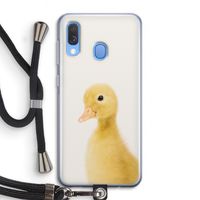 Duke: Samsung Galaxy A40 Transparant Hoesje met koord