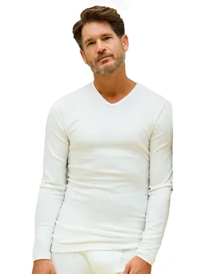 Heren thermo shirt Lange mouw V-hals - Thermisch ondergoed heren warm