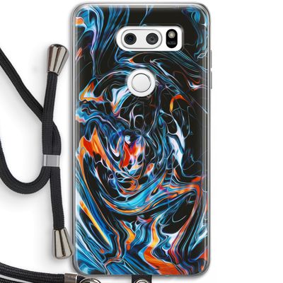 Black Unicorn: LG V30 Transparant Hoesje met koord