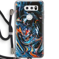Black Unicorn: LG V30 Transparant Hoesje met koord