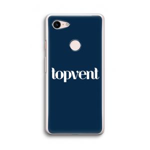 Topvent Navy: Google Pixel 3 Transparant Hoesje