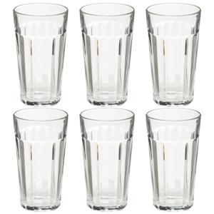 Secret de Gourmet water/sap glazen Lorenz - 12x stuks - 350 ml - glas - Drinkglazen - Waterglazen