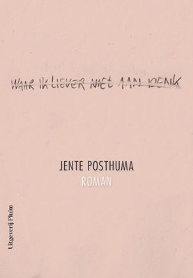 Waar ik liever niet aan denk - Jente Posthuma - ebook