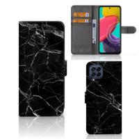 Samsung Galaxy M53 | Bookcase | Marmer Zwart - Origineel Cadeau Vader
