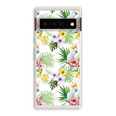 Gele kuif: Google Pixel 6 Pro Transparant Hoesje